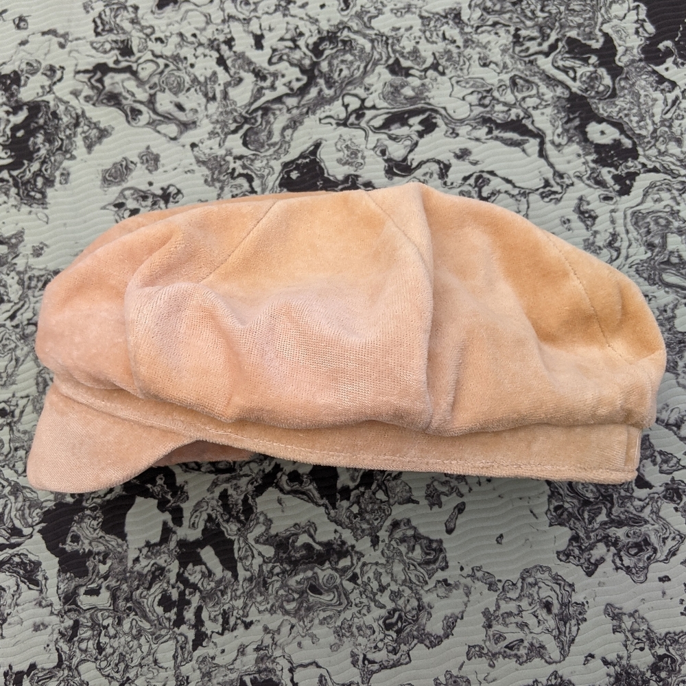 Vintage Velvet Newboy Hat - Picture 4 of 5